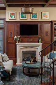 Dark Wood Architecture With Pops Of Orange And Turquoise Designed By In Detail Interiors In Pensacola Fl Interior Design Business Design Interior Design