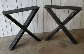 Set Of Metal Table Legs Alexander Etsy Metal Table Legs Metal Table Table Legs