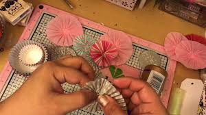 Scrunch the regular and mini cupcake liners by wadding them in your hand. 37 Cupcake Liner Crafts Ideas Cupcake Liner Crafts Crafts Cupcake Liner Flowers