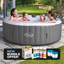 Maybe you would like to learn more about one of these? Cleverspa Cannes 6 Person Round Hot Tub With Starter Kit Filter Bundle Clever Company