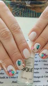 Por lo que hoy, te traemos una hermosa idea de diseño de mariposa para tus uñas. 950 Ideas De Mariposa Unas Con Mariposas Manicura De Unas Unas Decoradas