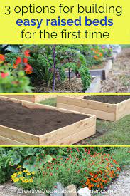 How To Make An Easy Raised Garden Bed For Your Vegetables Easy Raised Garden Bed Raised Garden Beds Raised Garden