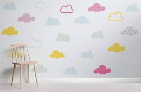 You will find the wallpapers, turquoise, textures, kids bedroom you want quickly and easily with our wallpaper search engine. Bright Pastel Cloud Pattern Wallpaper Mural Hovia
