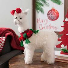 ✓ free for commercial use ✓ high quality images. Fuzzy Christmas Llama Statue Kirklands