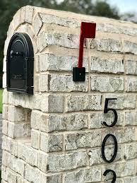 We sincerely believe that getting your brick mailbox pushed over or damaged is actually a good obviously, we understand you would ultimately rather have a stable mailbox forever, but that is. Amazon Com Universal Mailbox Flag Home Improvement