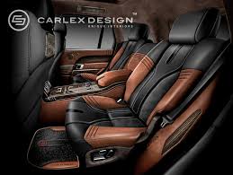 Range Rover Vogue Royal Classic Design Leather Car Seat Covers Leather Car Seats Luxury Car Interior