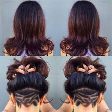 Hidden Undercuts Undercut Hairstyles Shaved Hair Designs Hair Styles