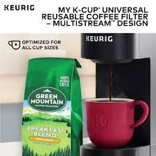 I'd recommend this universal filter as opposed to one that's for a specific model in case you were to change coffee machines in the future too. Keurig My K Cup Universal Reusable Filter Multistream Technology Walmart Com Walmart Com