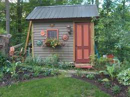 Garden Sheds Offer A Unique Focal Point In Your Cottage Garden Cottage Garden Sheds Garden Shed Interiors Backyard Sheds