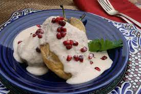 Chiles En Nogada Inspired By Like Water For Chocolate Foodnflix Mexican Food Recipes Like Water For Chocolate Walnut Sauce