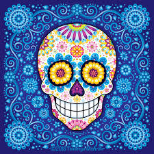 Brightly colored sugar skulls are sold by indian vendors in the village markets the week before the holiday. Sugar Skull Art Colorful Day Of The Dead Art By Thaneeya Mcardle Thaneeya Com