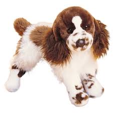 Black And White Springer Spaniel Stuffed Animal Ogilvy The Plush Springer Spaniel By Douglas Dog Cuddles Springer Spaniel Spaniel Dog
