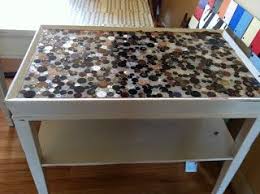Need A Tray Table Like This For The Beer Top Table Table Furniture Finishes Vintage Table