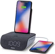 Popular alarm clock with charger of good quality and at affordable prices you can buy on aliexpress. Amazon Com Ihome Ibtw20 Timebase Dual Charging Bluetooth Alarm Clock With Wireless And Usb Charging Black Home Audio Theater