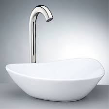 krone kvs 140 white porcelain vessel