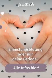 Nistet sich die befruchtete eizelle nicht in der gebärmutter, sondern in einem der beiden eileiter ein, so ist die wahrscheinlichkeit hoch, dass der embryo von alleine eingeht. Einnistungs Symptome Oder Nur Periode Familie De Einnistungsblutung Einnistung Kinder Wunsche