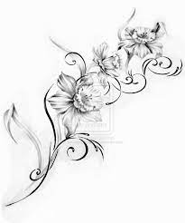 Flower Tattoo Designs For Printing Use This Instead Of Bracelet To Add My Family Flower Tattoo Designs Narcissus Flower Tattoos Vine Tattoos Floral Tattoo Design