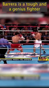 Manny Pacquiao VS Marco Antonio Barrera #boxing #sports