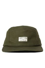Search Enjoy Camper 5 Panel Cap Olive Ripstop Bridge Burn Menswear Inspired Ripstop