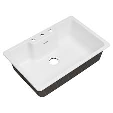 Maybe you would like to learn more about one of these? Quince 33 X 22 Inch Cast Iron 3 Hole Drop In Single Bowl Kitchen Sink
