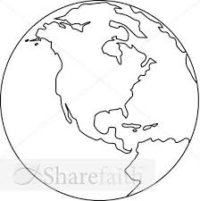 Black And White Outline Line Art Globe Black And White Peace Clipart Globe Art Line Art Globe Outline