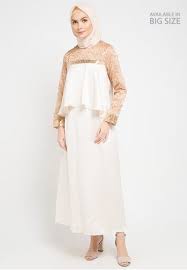 43 baju pria merk cardinal, inspirasi terkini! Long Gamis By Cardinal Putih Dan Coklat Baju Muslim Wanita Kombinasi Warna