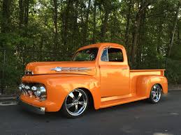 Image result for Orange 1952 Truck