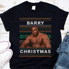 Magical, meaningful items you can't find anywhere else. Hot Barry Wood Sitting On A Bed Meme Ugly Christmas Shirt Hoodie Sweater Longsleeve T Shirt