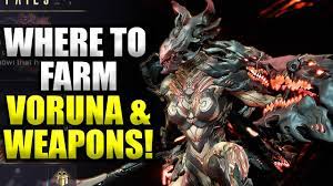 Where To Farm Voruna & Her Weapons | Warframe Hunters - YouTube