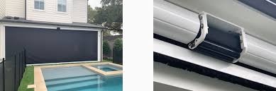 Rolling screens or retractable screens in toronto. Motorized Patio Shades Signature Shades And Shutters Of Houston