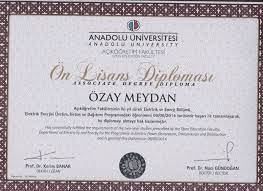 Öğrenci adayları anadolu üniversitesi için; Lisans Bolumunden Onlisans Diplomasi Almam Halinde Okudugum Bolumun Adi Diplomamda Ne Yazacak Online Sinavim Blog