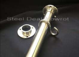 Edelstahl Garderobenstange Nischen Montage Garderobe Stange Garderobenstange Edelstahl