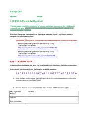 2 the human genome is a with vcs solutions for vmware esx and emc srdf replication technology, you can enable applications in virtual machines to fail over. 5 10 Dna Protein Synthesis Lab Wkst Biology 203 Name Sect 5 10 Dna Protein Synthesis Lab This Document Should Be Completed In Order To Assist Your Course Hero