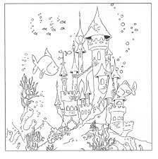This collection includes mandalas, florals, and more. Underwater Castle Coloring Page Coloring Pages Coloring Book Pages