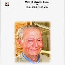 Missionaries of the Sacred Heart :: MSC :: Australia :: Farewell to Len  Helm MSC