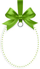 Label With Green Bow Template Png Clip Art Bow Template Frame Ribbon Alcohol Ink Crafts