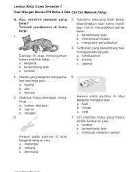 Contoh soal klasifikasi makhluk hidup. Soal Ipa Sd Kelas 6 Tentang Adaptasi Hewan Dan Tumbuhan Guru Galeri