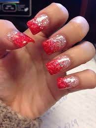 Pink Glitter Faded On My Nails Christmas Nails In 2019 Nogti Red Nails Glitter Red Gel Nails Glitter Gel Nails Create a minnie on your nails with black nail colors.