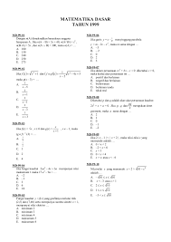 Contoh soal matematika dasar untuk tes masuk kerja tersebut juga sekarang ini. Contoh Soal Matematika Dasar