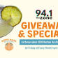 94.1 The Zone LIVE | Giveaway & Specials event image