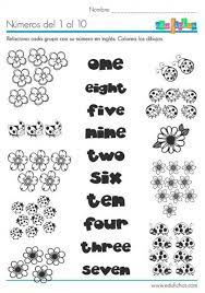 Numeros En Ingles Para Colorear Del 1 Al 20 Numeros En Ingles Cuaderno De Ingles Ingles Para Preescolar