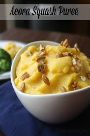 Acorn Squash Puree Recipe Thanksgiving Side Dishes Roasted Fall Vegetables Potato Side Dishes
