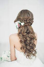 While curls can be hard to manage and style, curly curtain hairstyles offer a flattering look you can. Wedding Hairstyles Curly Half Up Half Down Wedding Hairstyles