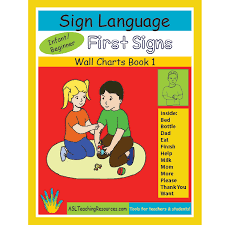 Wall Chart Book 01 Baby Sign Language First Words Infants