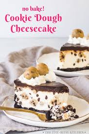 No Bake Cookie Dough Cheesecake Recipe Cookie Dough No Bake Cookie Dough Dessert Recipes Easy