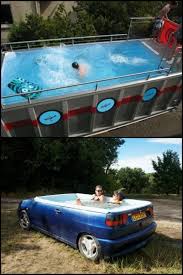 These Are Some Of The Most Interesting Creative And Economical Ways To Make Your Own Swimming Pool See More By Headi Diy Swimming Pool Diy Pool Swimming Pools