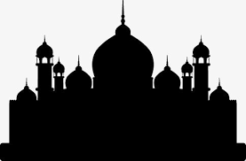  Islamic Mosque Silhouette Vector Material Mosque Silhouette Silhouette Vector Islamic Paintings