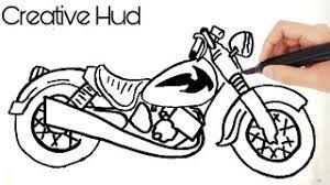 How To Draw A Bike (Harley Davidson) - Youtube