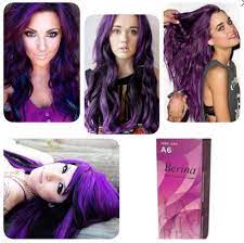 Berina Professional Permanent Hair Dye Color Cream Purple Violet A6 Berina Professional Hair Color Permanent Hair Dye Hair Color Cream