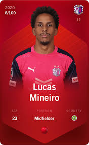 Lucas da silva izidoro (born 24 fevereiro 1996), known as lucas mineiro, is a brazilian footballer who plays as a midfielder for gil vicente on loan from chapecoense. Lucas Mineiro 2020 21 Rare 8 100